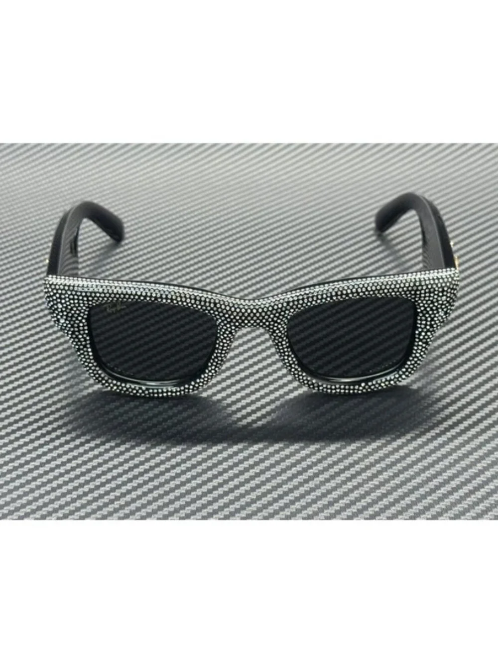New Ray-Ban Men Black Strass Sunglasses 47-23-145
